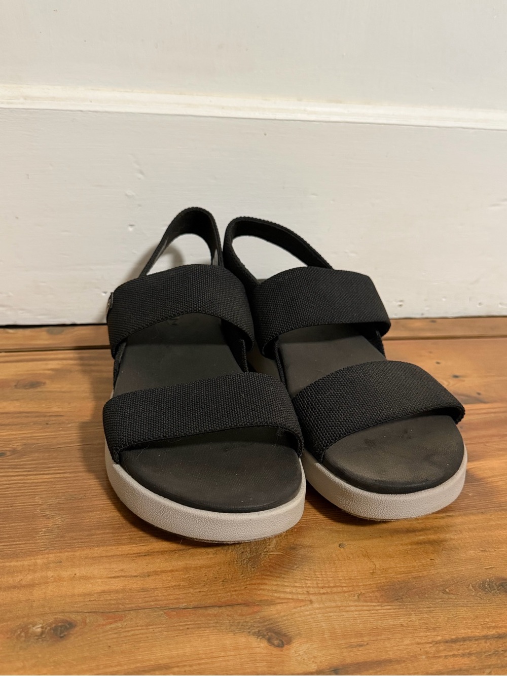 Keen Black Strappy Slingback Sandals